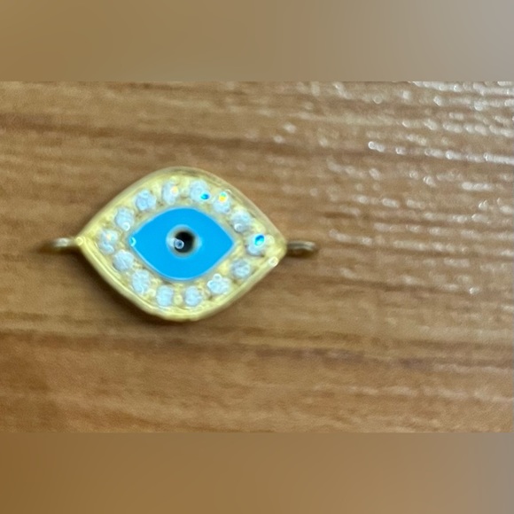 Qty 10 .925 Sterling Silver, Vermeil, Gold Filled & CZ pendant charm connectors - Picture 8 of 16